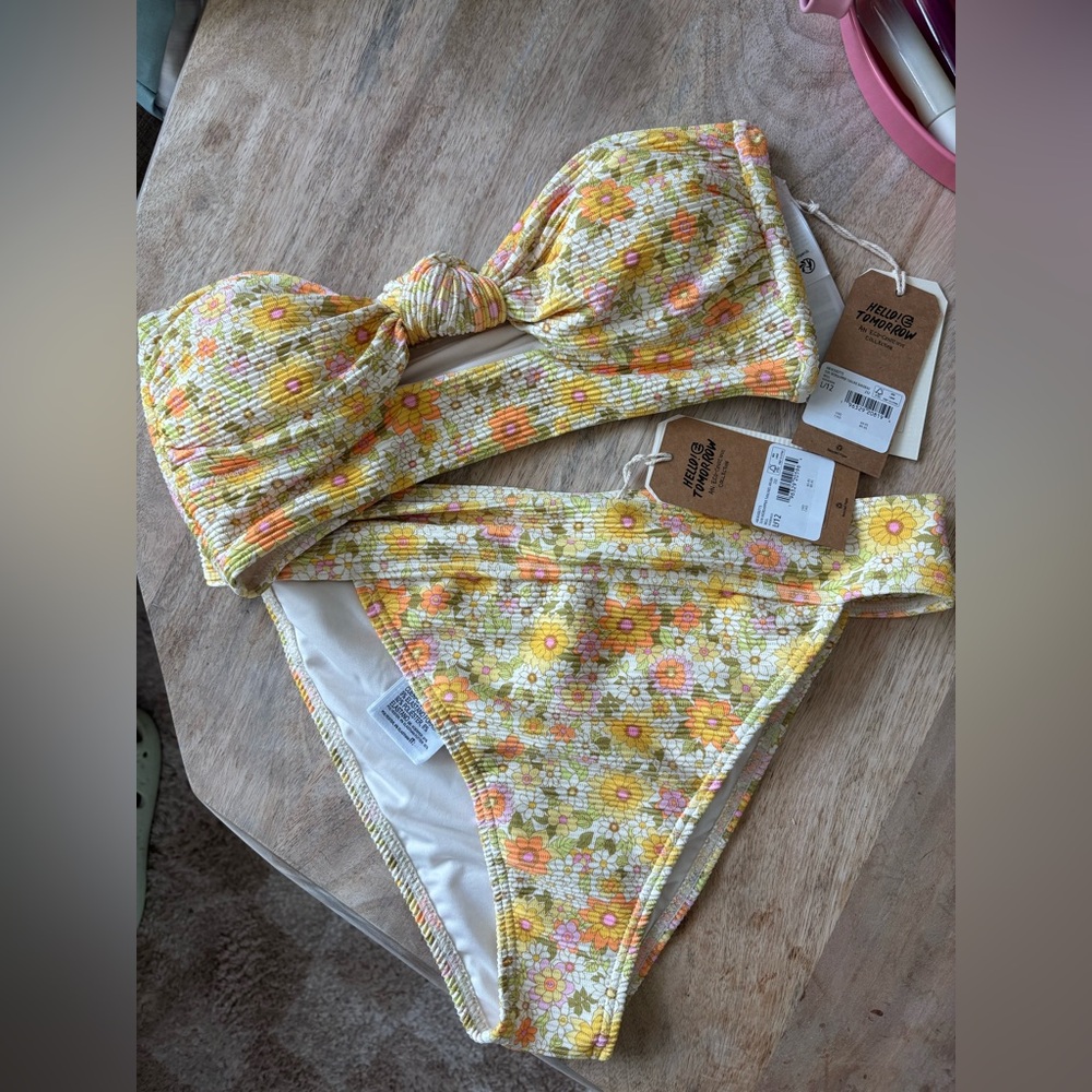 Billabong Sunflower Floral Bikini Set